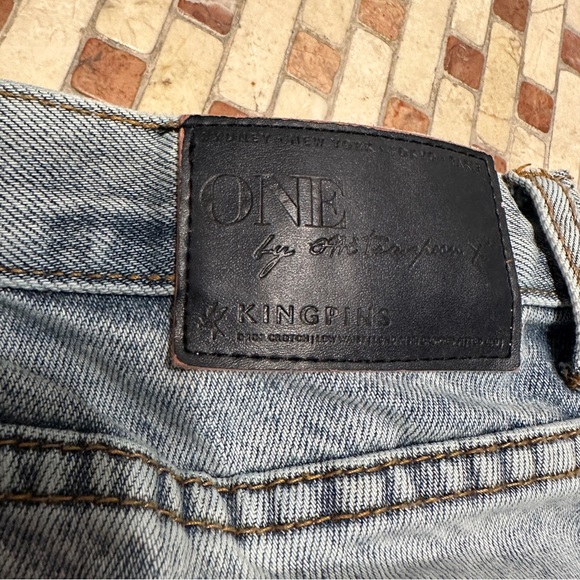 one teaspoon kingpins drop crotch low waist jeans Size 25 - Picture 5 of 10